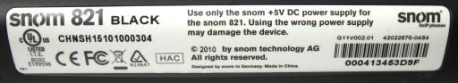 IP-ТЕЛЕФОН SNOM 821 SIP ПРОВОДНОЙ PoE VOIP цветной