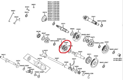 РЕЖИМ ПЕРЕДНЕЙ ЗВЕЗДОЧКИ KYMCO MXU 300 300R 300НОВЫЙ