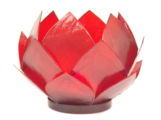 большой подсвечник LOTUS SHELL LAMP, красный