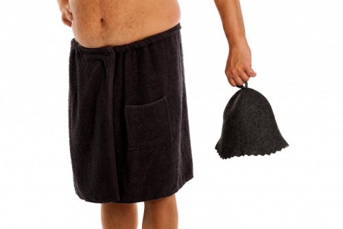 Kilt Ręcznik Męski sauna siłownia basen spa 100% Bawełna wafel 60/150 muszt