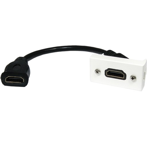 Мозаика 0,5М 22,5х45 HDMI розетка на угловом кабеле