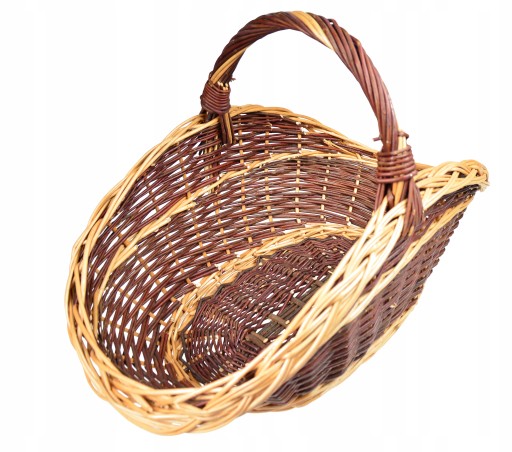 Плетеная корзина WOOD BASKET для камина