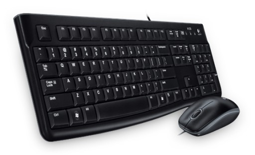 Комплект клавиатуры и мыши Logitech MK120