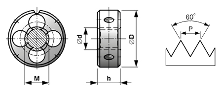 Метрическая матрица M12 HSS DIN-EN 22 568