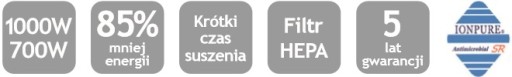 Suszarka do rąk kieszeniowa R1.1 - PROMOCJA!!!