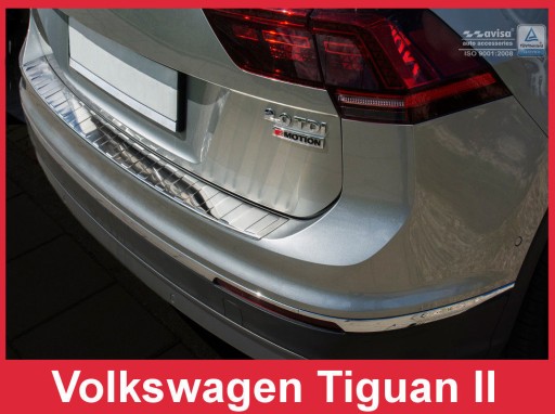 VW TIGUAN 2 Комплект накладки на бампер + боковые пороги