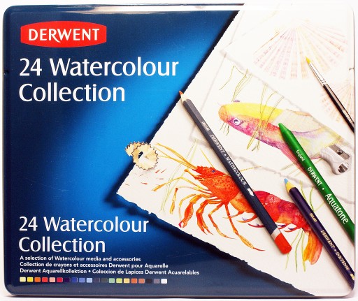 Акварельные карандаши Derwent Watercolor 24 шт.