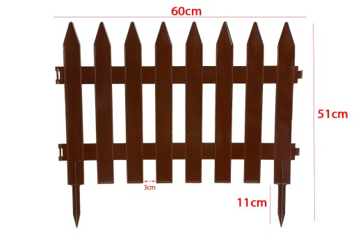 БОЛЬШАЯ ПЛАСТИКОВАЯ САДОВАЯ ТАБЛИЧКА 3,5 м 6 ЭЛЕМЕНТОВ ПАЛЛИСАДА БОРДЮРНЫЙ БОРДЕР