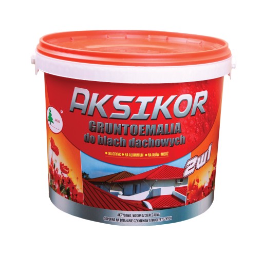 АКСИКОР ГРУНТО ЭМАЛЬ ДЛЯ ОЦИНКОВАННОЙ КРОВЛИ 10Л