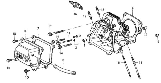 Прокладка ГБЦ HONDA GX200 12251-ZL0-003