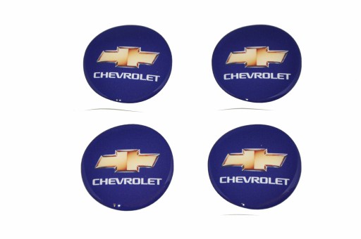 Эмблемы колпаков CHEVROLET 70мм гибкие 4шт.