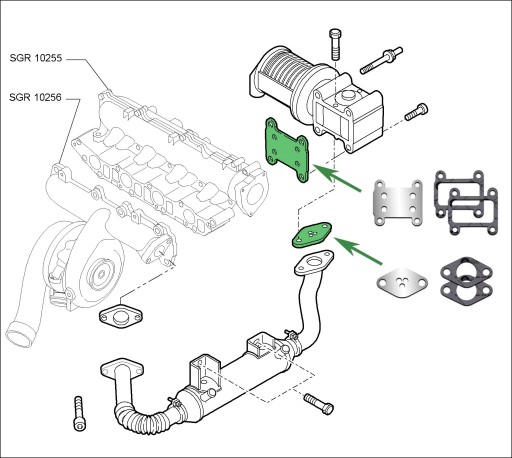 Заглушки EGR 1.9 2.4JTD ALFA ROMEO 147 156 159 166