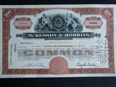 АРТ-ДЕКО McKESSON & ROBBINS 1958