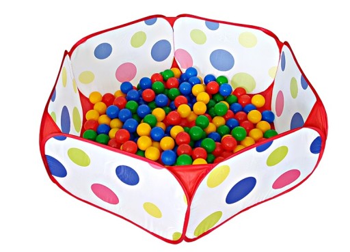 РУЧКА ДЛЯ СУХОГО БАССЕЙНА ДЛЯ ШАРОВ POP UP BALLS COLORFUL + КРЫШКА