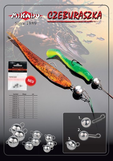 Mikado Wolframowa Jaws 10g Op.2pcs