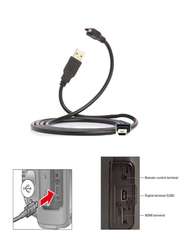 USB-КАБЕЛЬ CANON ДЛЯ ПЕРЕДАЧИ КАМЕРЫ — КОМПЬЮТЕРА