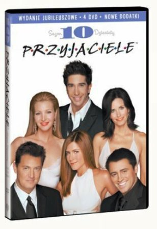 PRZYJACIELE FRIENDS SEZON 10 4 DVD JUBILEUSZOWA