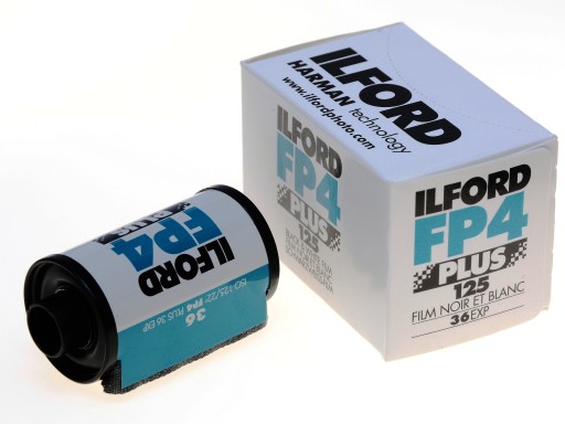 Ilford FP4 plus 125/36 film klisza portretu