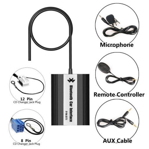 КОМПЛЕКТ BLUETOOTH-ЧЕЙНДЖЕРА MP3 BMW E38/E39/E46