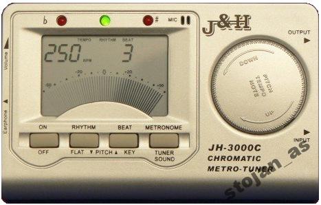 4 в 1 тюнер для гитарного метронома --- ТОЧНОСТЬ-