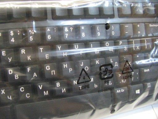 Logitech Keyboard K120 Ukrainian black