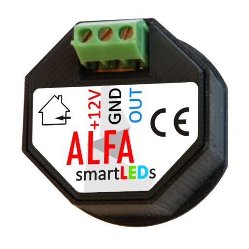 КОМПЛЕКТ Лестничный контроллер WAVE LED smartLEDS S19-S +2 датчика движения ALFA