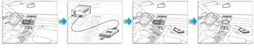 ЭМУЛЯТОР ЦИФРОВОЙ MP3 USB SD AUX PIONEER CHANGER