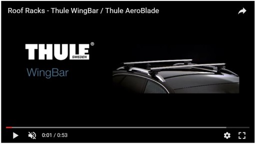 Крепление балки седана Thule WINGBAR Mercedes C W204