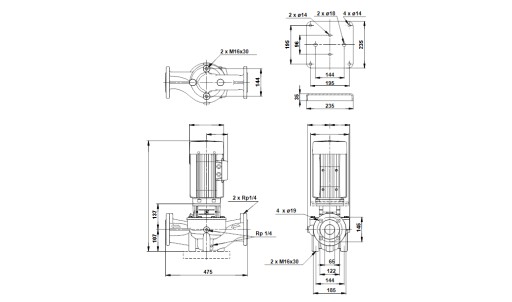 Циркуляционный насос LM 65-160/173 A-F-A-BUBE с гарантией