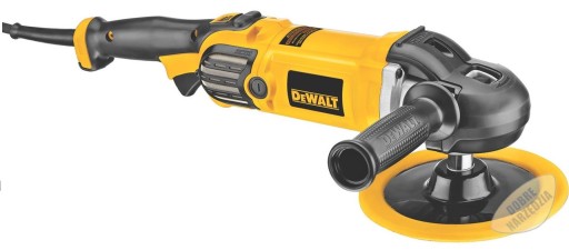 Автомобильная полировальная машина DeWalt DWP849X 180 мм + шерсть с кабелем 230 В, РЕГУЛИРУЕМАЯ