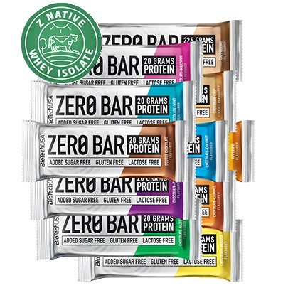 BIOTECH USA ZERO BAR 50g PYSZNY BATON BIAŁKOWY ORZECHOWY