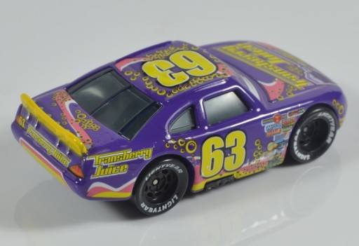 MATTEL CARS CARS LEON GAZER NO.63 LEE REVKINS TRANSBERRY JUICE 1:55 от PL