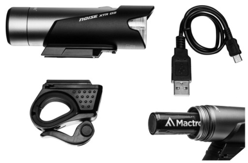 Lampa na rower Mactronic Noise XTR04 712l + Walle