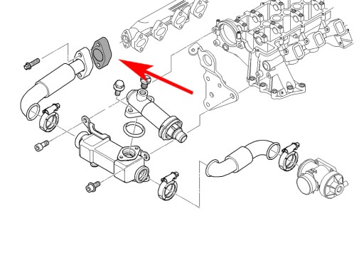 ПРОБКА КЛАПАНА EGR BMW E46 320cd 320td 320d 318d