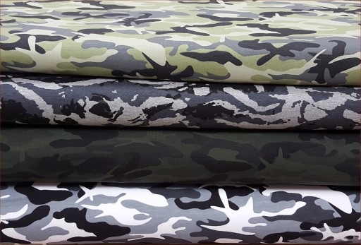 Ткань для толстовки CAMO DARK GREEN - 0,5 м