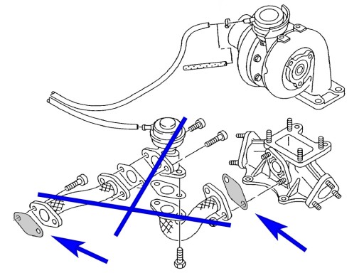 Заглушка EGR 4 мм 2.5 V6 TDI VW Audi Seat Skoda