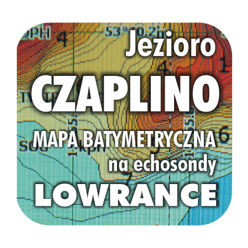 Карта озера Чаплино для гидролокатора Lowrance Simrad