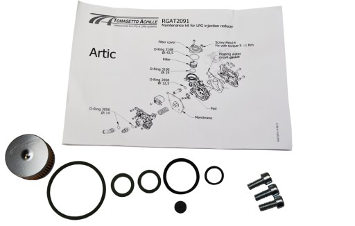 РЕМКОМПЛЕКТ РЕДУКТОРА TOMASETTO ARTIC AT-09