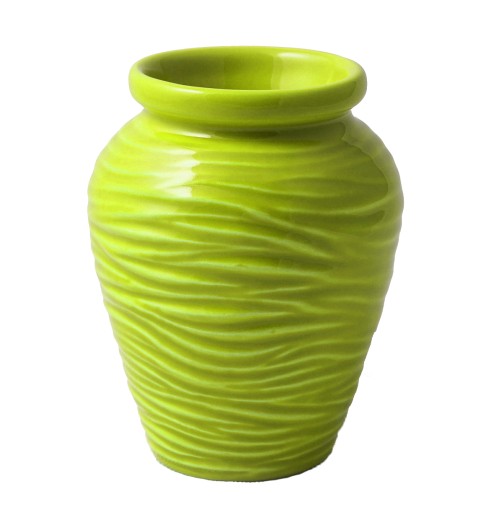 Matero Ceramic AZTEK Pea Green Yerba Mate