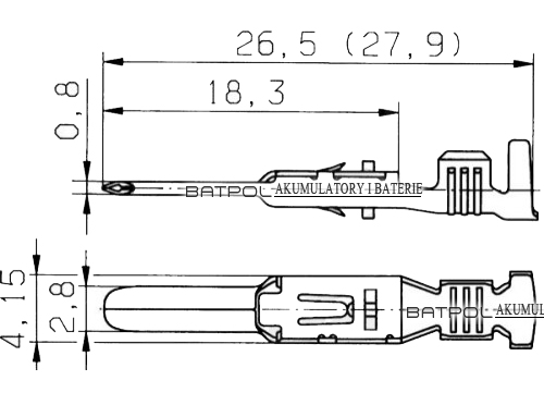 РАЗЪЕМ НАРУЖНЫЙ KOSTAL 2.8 SLK MERCEDES BMW