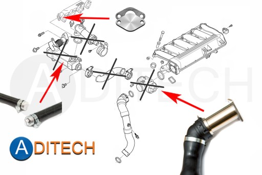 F67N ЗАМЕНА ПРОБКИ EGR ФЛАНЕЦ BMW комплект 778999