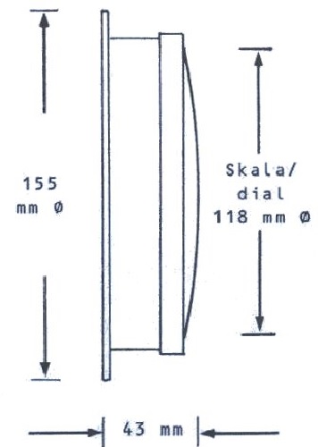 G06 HANSEATIC INSTRUMENTS FI МС БАРОМЕТР 155 ММ