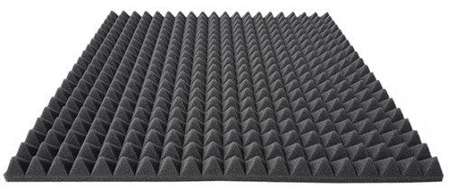 АКУСТИЧЕСКИЕ ПАНЕЛИ, КОВРИКИ ПЕНОВЫЕ ПИРАМИДЫ, 50X50X3см