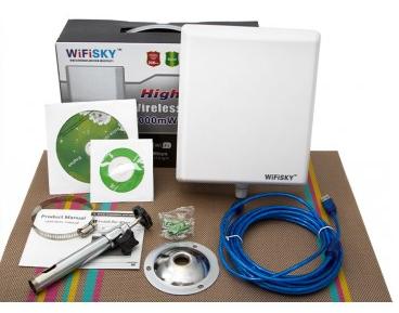 АКТИВНАЯ АНТЕННА WiFi SKY 5м USB ИНТЕРНЕТ до 10км