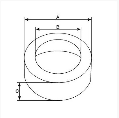 Уплотнение корпуса подшипника генератора Bosch 6003