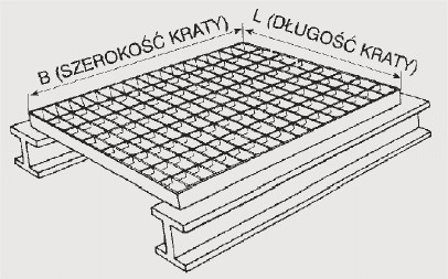 Решетка платформы WEMA PRESSED 800x1000 30x3 оцинкованная