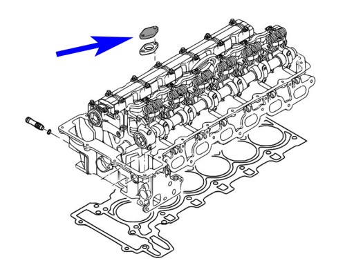 Пробка насоса вторичного воздуха BMW N52 N42 N46