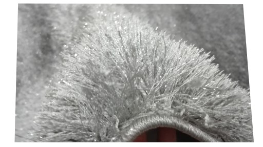 Ковер NEW SHAGGY 80x150 GLITTER SILVER NITH HIT!