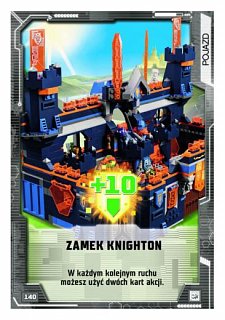 карта № 140 Замок Найтон lego nexo рыцари 2