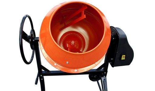 BETONIARKA 100 L 230V ŻELIWO + RĘKAWICE MOC 550 W